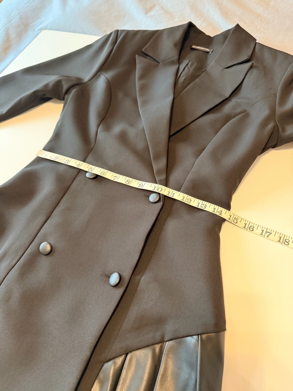 Maniere De Voir black blazer dress, size 4. - Picture 9 of 14